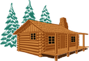 cabin in the pines