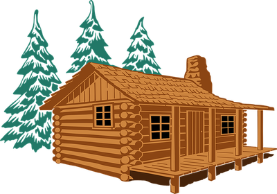 cabin in the pines