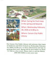 Caring for fruit trees in the spring and beyond