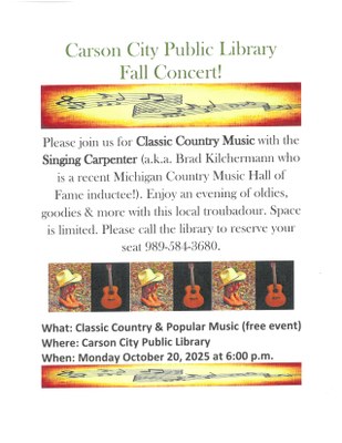 Carson City Public Library Free Fall Concert!