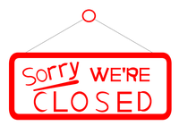 Holiday closing.