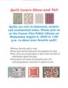 Quilt Lovers Show and Tell