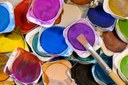 pots of paint